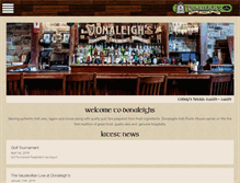 Tablet Screenshot of donaleighs.com